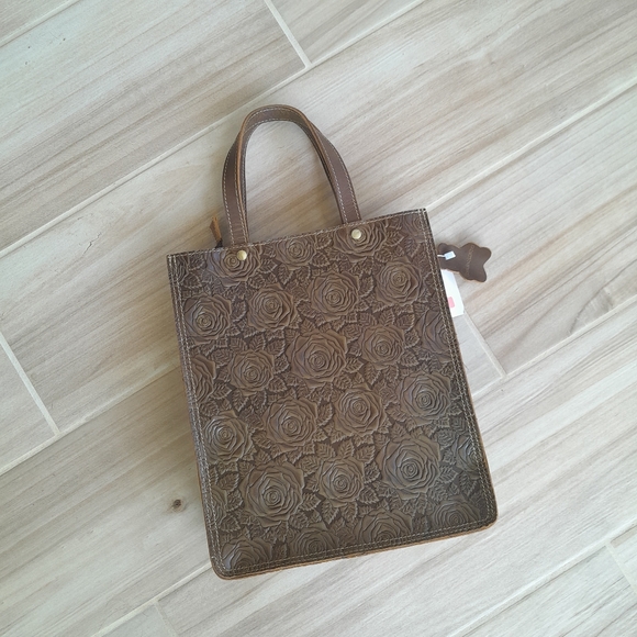 NWT italy Noble retro genuine leather purse handbag - Picture 2 of 7